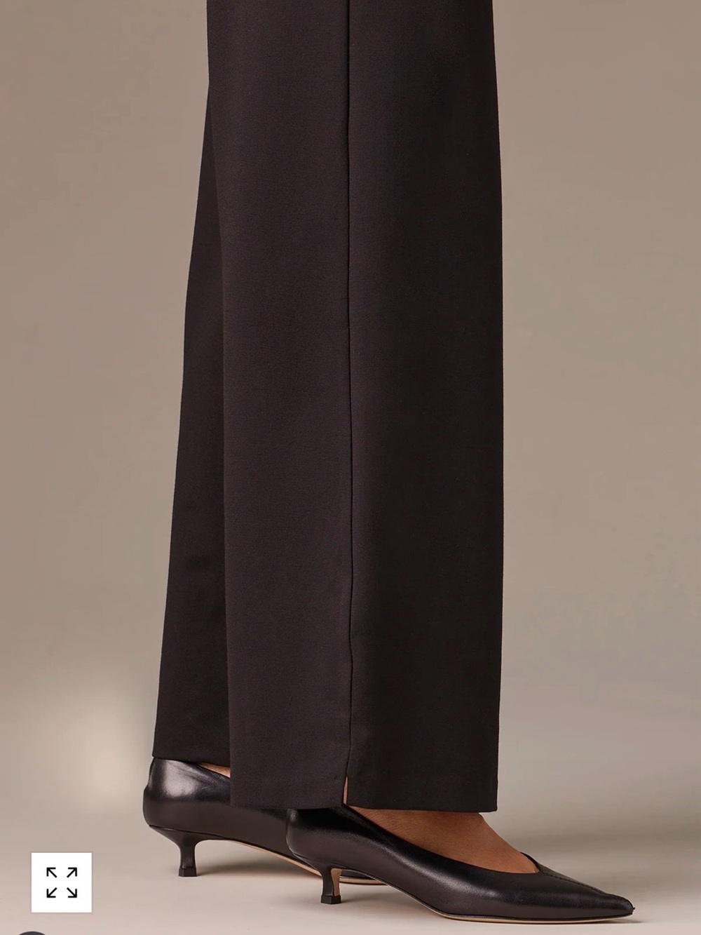 NWT Wit & Wisdom Absolution Whitney Skyrise Black Wide Leg Dress Pant Pockets 4P - Picture 6 of 16